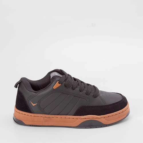 Tênis Vertus Casual Masculino Recortes Preto