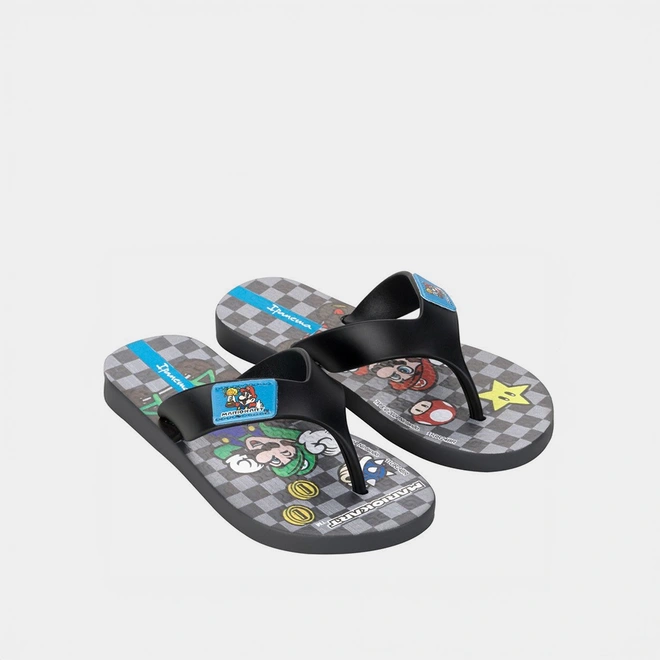 Chinelo Infantil Ipanema Super Mario Grafite