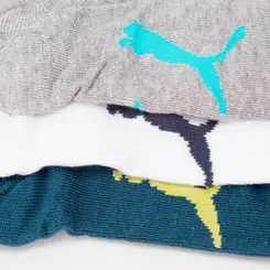 Kit Meia Infantil Sapatilha Puma 3 Pares 29-34 Color