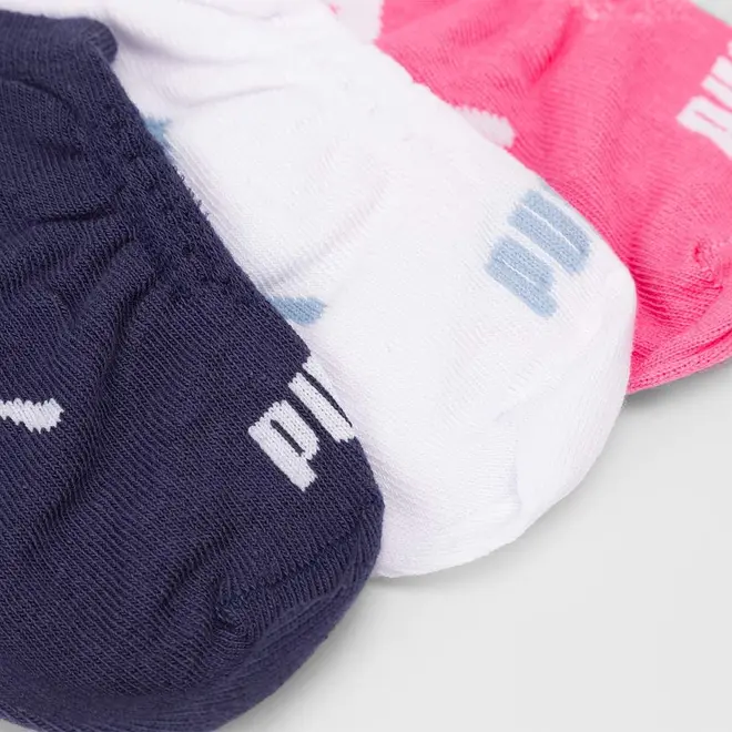 Kit Meia Invisível Feminina Puma 3 Pares 34-39 Multicolor