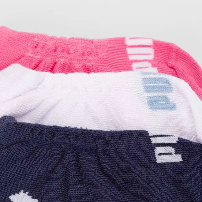 Kit Meia Invisível Feminina Puma 3 Pares 34-39 Multicolor