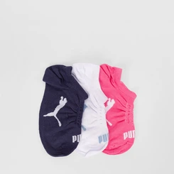 Kit Meia Invisível Feminina Puma 3 Pares 34-39 Multicolor