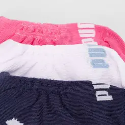 Kit Meia Invisível Feminina Puma 3 Pares 34-39 Multicolor