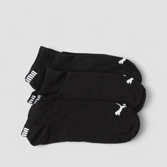 Kit Três Pares de Meia Puma 39 - 43 Preta