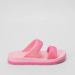 Tamanco Papete Infantil Zaxy Bestie Tira Glitter Rosa