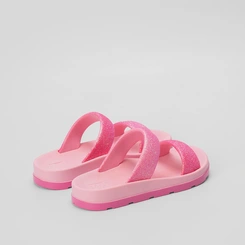 Tamanco Papete Infantil Zaxy Bestie Tira Glitter Rosa