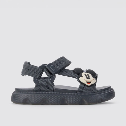 Sandália Infantil Papete Mickey Disney Cinza