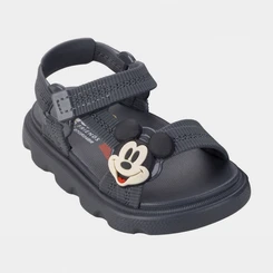 Sandália Infantil Papete Mickey Disney Cinza