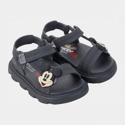 Sandália Infantil Papete Mickey Disney Cinza