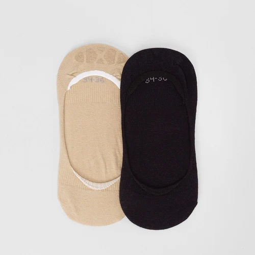 Kit Meia Invisível Feminina Stz 2 Pares 34-36 Multicolor