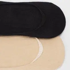 Kit Meia Invisível Feminina Stz 2 Pares 34-36 Multicolor