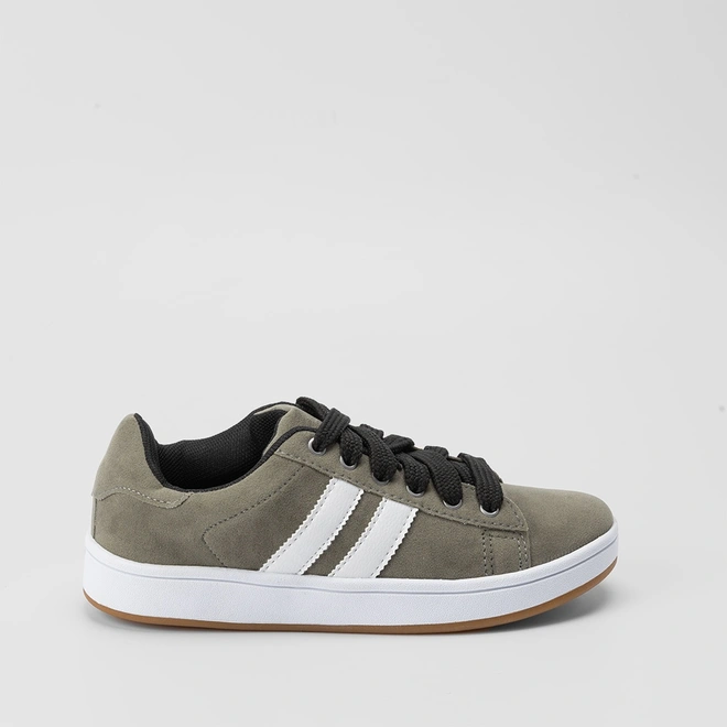 Tênis Vertus Masculino: Casual Nobuck Cinza | Studio Z