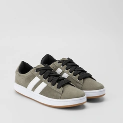 Tênis Vertus Masculino Casual Nobuck Cinza