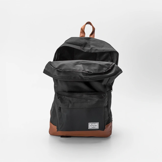 Mochila Convoy Detalhe Caramelo & Preto