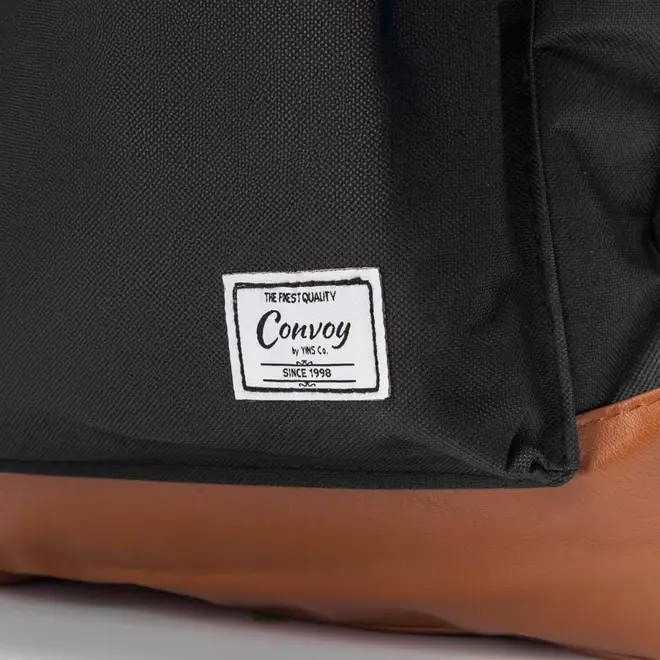 Mochila Convoy Detalhe Caramelo & Preto