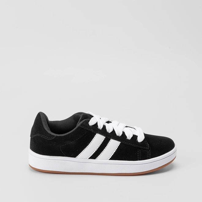 Tênis Vertus Masculino Casual Nobuck Preto