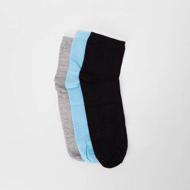 Kit Meia Infantil Stz 3 Pares 26-29 Multicolor