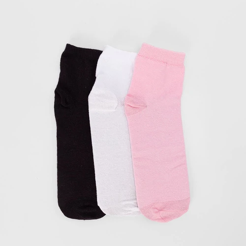 Kit Meia Infantil Cano Curto Stz 3 Pares 26-29 Multicolor