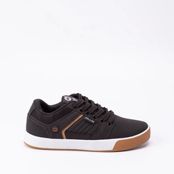Tênis Ollie Casual Masculino Monster Recortes Nobuck Preto