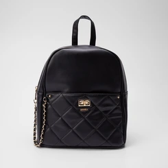 Mochila Gabriela Bolso Matelassê Preto