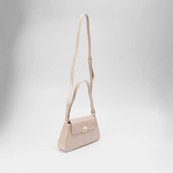 Bolsa Baguete Gabriela Verniz Nude