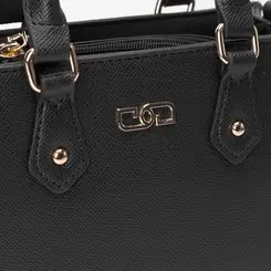 Bolsa Satchel Gabriela Pequena Transversal Essenciais Preto