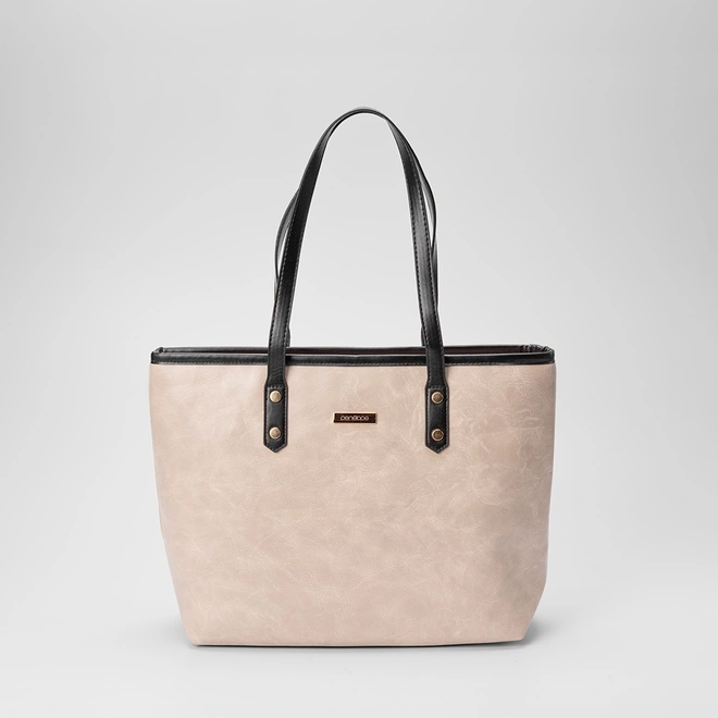 Bolsa Shopping Bag Penélope Básica Bege