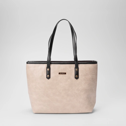 Bolsa Shopping Bag Penélope Básica Bege