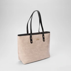 Bolsa Shopping Bag Penélope Básica Bege