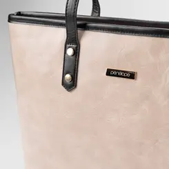 Bolsa Shopping Bag Penélope Básica Bege