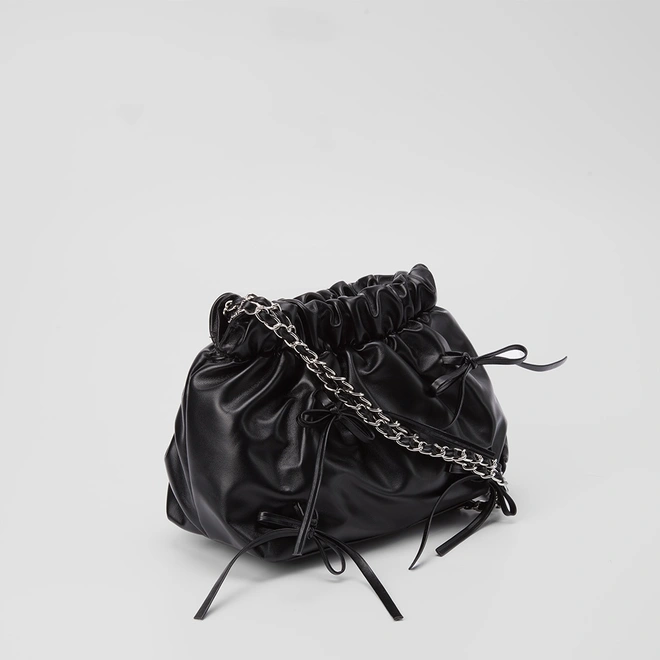 Bolsa Gabriela Bucket Bag Pequena Preto