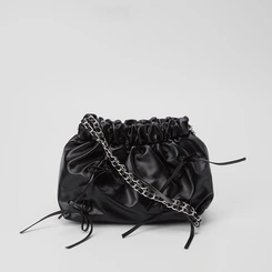 Bolsa Gabriela Bucket Bag Pequena Preto