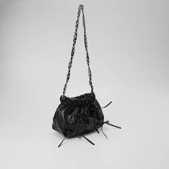 Bolsa Gabriela Bucket Bag Pequena Preto