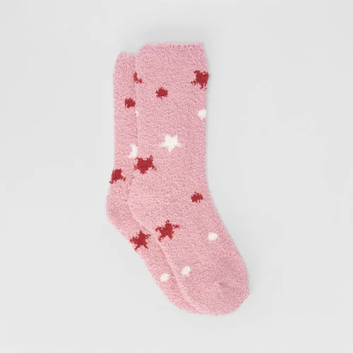 Meia De Inverno Cano Alto STZ 34-38 Stars Rosa
