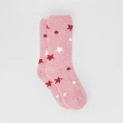 Meia De Inverno Cano Alto STZ 34-38 Stars Rosa
