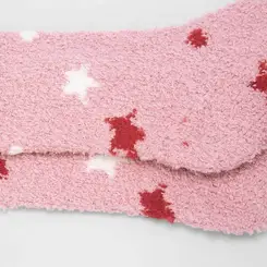 Meia De Inverno Cano Alto STZ 34-38 Stars Rosa