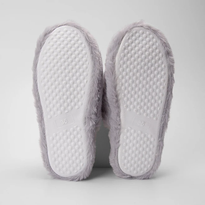 Pantufa Aberta Stz Cinza