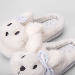 Pantufa Aberta Infantil Stz Coelho Branco