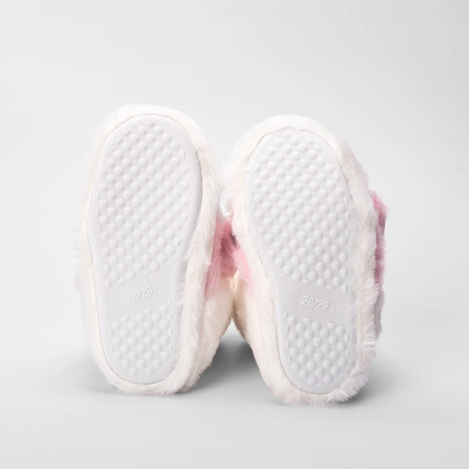 Pantufa Botinha Infantil Stz Unicórnio Branco
