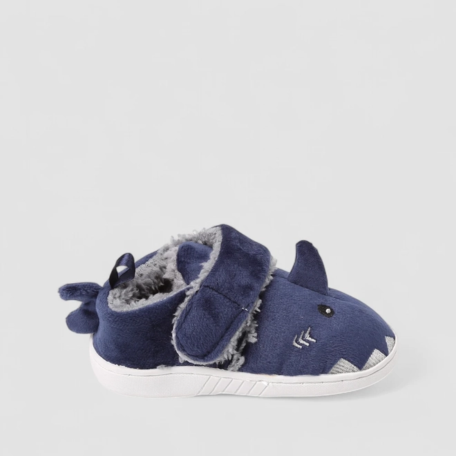 Pantufa Botinha Infantil STZ Tubarão Azul
