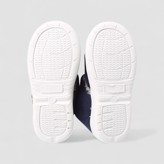 Pantufa Botinha Infantil STZ Tubarão Azul