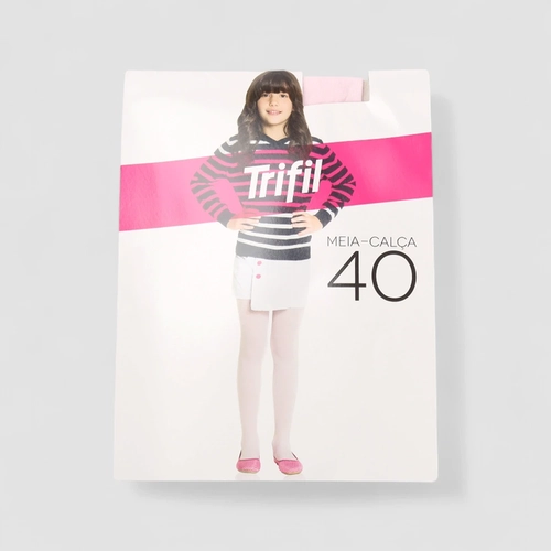 Meia-Calça Infantil Trifil G Fio 40 Rosa