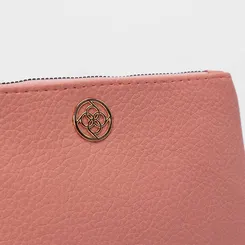 Carteira Feminina Penélope Alça De Mão Rosa