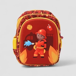 Mochila Infantil Yins Bombeiro Vermelho