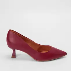 Scarpin Gabriela Salto Taça Baixo Vinho
