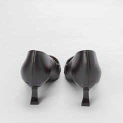 Scarpin Feminino Gabriela Salto Flare Preto