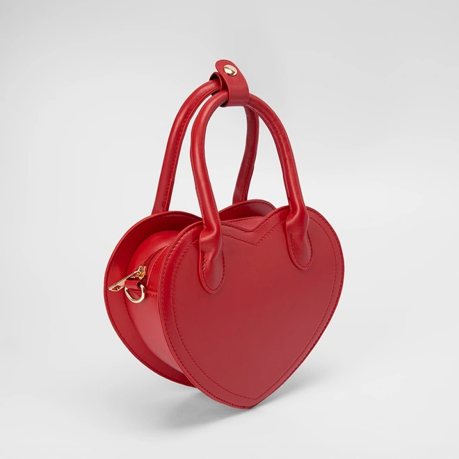 Bolsa de Mão Penélope Coração Vermelho