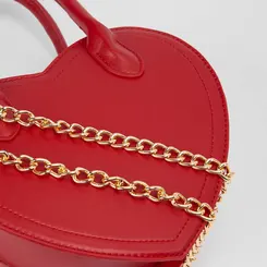 Bolsa de Mão Penélope Coração Vermelho