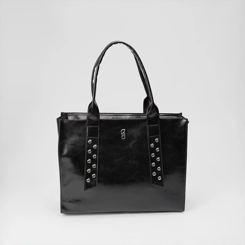 Bolsa Shopping Bag Gabriela Tachas Preto