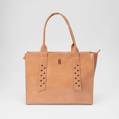 Bolsa Shopping Bag Gabriela Tachas Bege